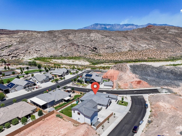 507 N 3650 W, Hurricane, UT 84737 - aerial view of residential area featuring mountains