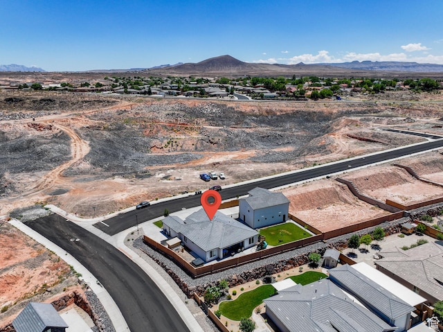 507 N 3650 W, Hurricane, UT 84737 - aerial perspective of suburban area with mountains and a desert landscape