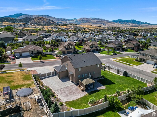 14267 S Palo Alto Dr, Herriman, UT 84096 - aerial perspective of suburban area featuring a mountainous background