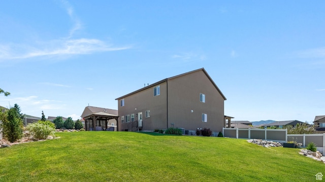 14267 S Palo Alto Dr, Herriman, UT 84096 - rear view of property with a gazebo