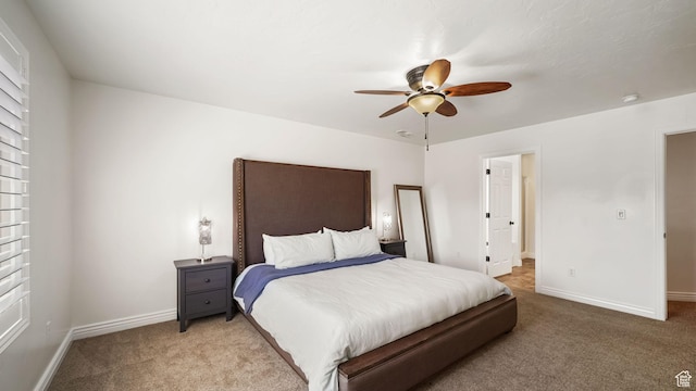 14267 S Palo Alto Dr, Herriman, UT 84096 - bedroom featuring light carpet and ceiling fan