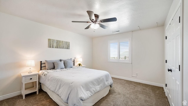 14267 S Palo Alto Dr, Herriman, UT 84096 - carpeted bedroom featuring a closet and a ceiling fan