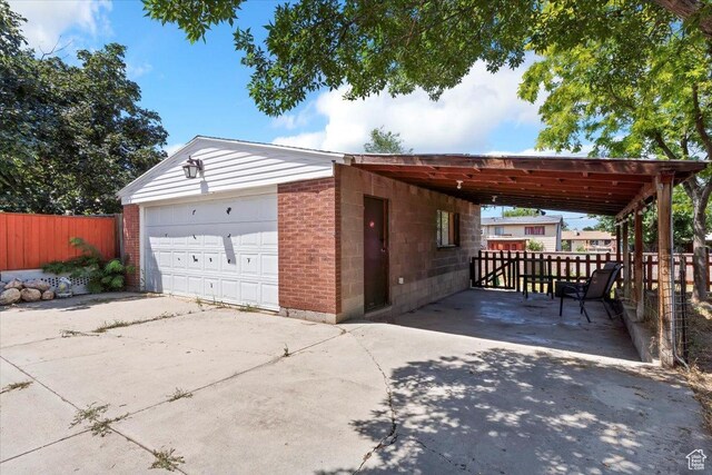 3524 W Meadowbrook Dr, West Valley City, UT 84119 - garage featuring a detached garage
