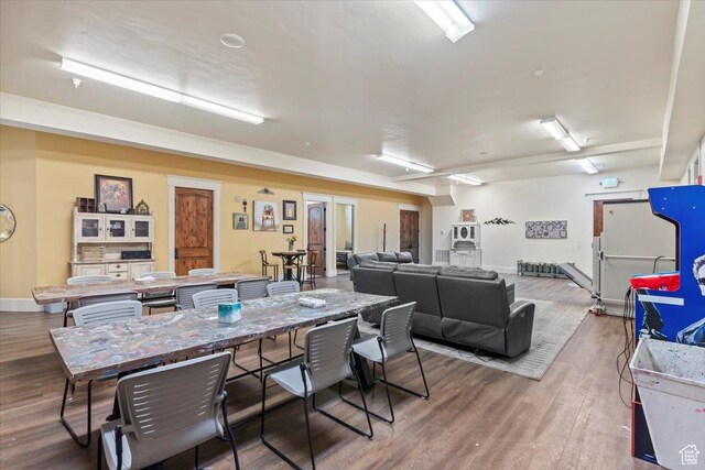 3149 E 9800 S, Sandy, UT 84092 - dining space with wood finished floors and baseboards