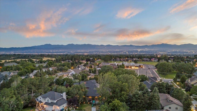 3149 E 9800 S, Sandy, UT 84092 - aerial view at dusk of a mountain view