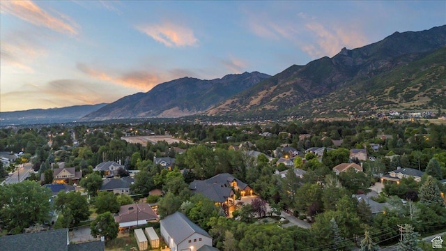 3149 E 9800 S, Sandy, UT 84092 - aerial view at dusk of a mountain view