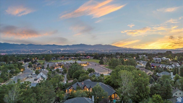 3149 E 9800 S, Sandy, UT 84092 - aerial view at dusk of a mountain view and a residential view