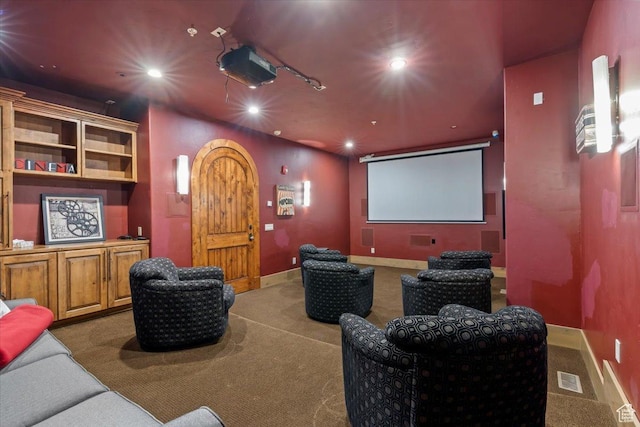 3149 E 9800 S, Sandy, UT 84092 - home theater featuring carpet floors and recessed lighting