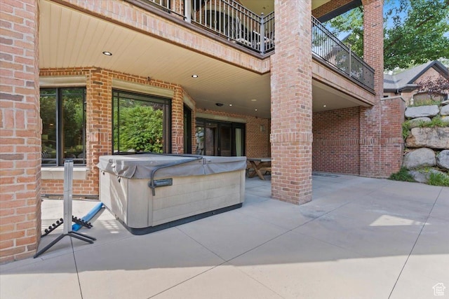 3149 E 9800 S, Sandy, UT 84092 - patio / terrace with a hot tub and a patio