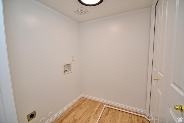 1323 S 1260 W, Orem, UT 84058 - washroom with electric dryer hookup, light wood-style floors, and hookup for a washing machine