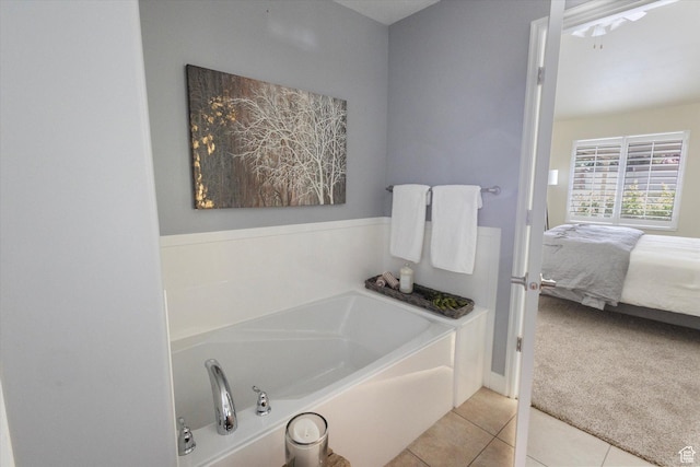 1867 W 9270 S Unit C, West Jordan, UT 84088 - ensuite bathroom featuring a bath and tile patterned flooring