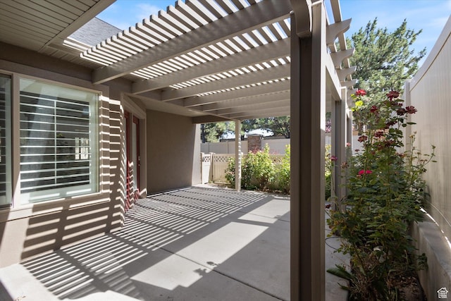 1867 W 9270 S Unit C, West Jordan, UT 84088 - view of patio / terrace featuring a pergola