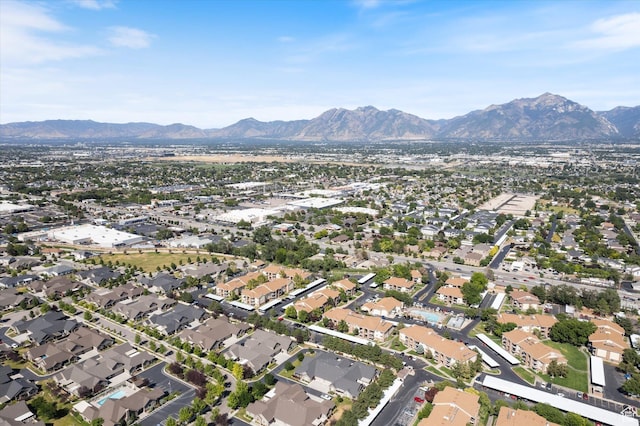 1867 W 9270 S Unit C, West Jordan, UT 84088 - aerial view of property's location with a mountainous background and nearby suburban area