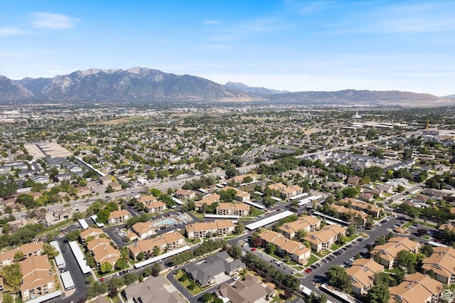 1867 W 9270 S Unit C, West Jordan, UT 84088 - aerial view of property and surrounding area with mountains and nearby suburban area