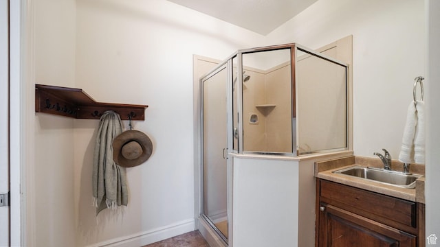 11597 N Sunset Hills Dr, Highland, UT 84003 - full bath with a shower stall and vanity