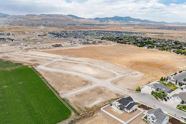 6158 W Silver Sky Dr W Unit 102, Herriman, UT 84096 - aerial view of residential area featuring a mountain backdrop