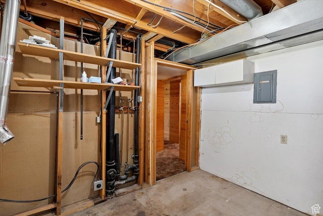 2989 W 700 S, Syracuse, UT 84075 - unfinished basement featuring electric panel