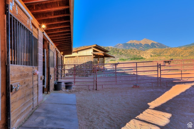 70 Desert Solitaire Rd, Moab, UT 84532 - horse barn featuring a mountain view