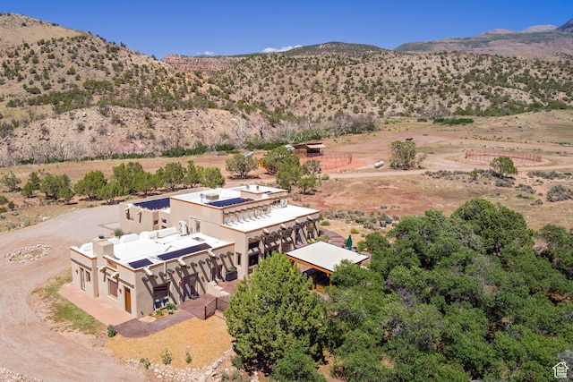 70 Desert Solitaire Rd, Moab, UT 84532 - view from above of property with mountains