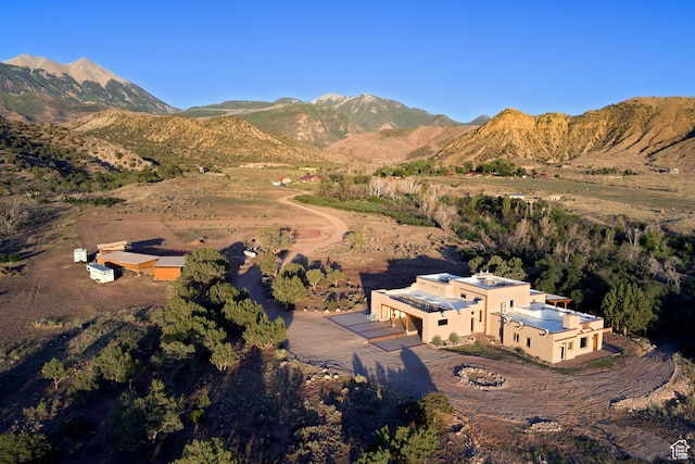 70 Desert Solitaire Rd, Moab, UT 84532 - view from above of property featuring a mountain backdrop