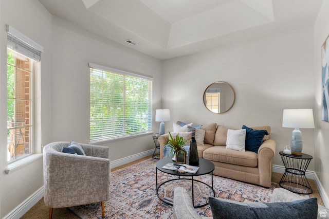 1066 W 575 N, Springville, UT 84663 - living room featuring healthy amount of natural light and a raised ceiling