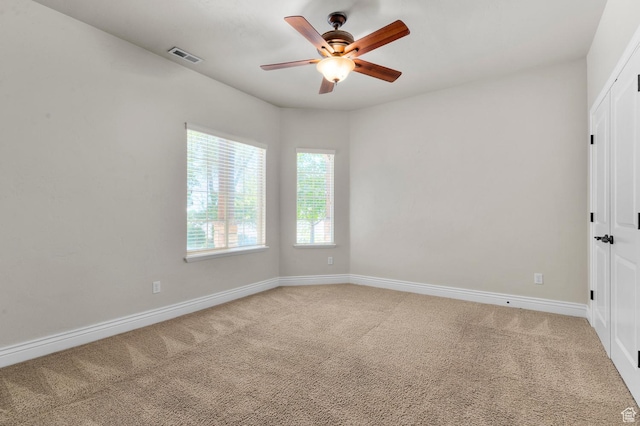 1066 W 575 N, Springville, UT 84663 - spare room featuring carpet flooring and ceiling fan