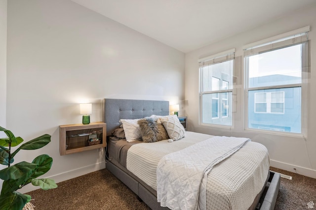 4937 W Daybreak Pkwy, South Jordan, UT 84009 - bedroom with carpet and vaulted ceiling
