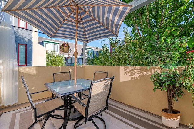 4937 W Daybreak Pkwy, South Jordan, UT 84009 - view of patio featuring outdoor dining space