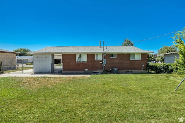 849 S 665 W, Woods Cross, UT 84087 - rear view of house featuring brick siding and a patio area