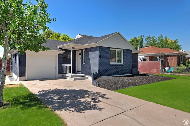 943 W Signora Dr, Salt Lake City, UT 84116 - ranch-style house featuring driveway, an attached garage, and brick siding