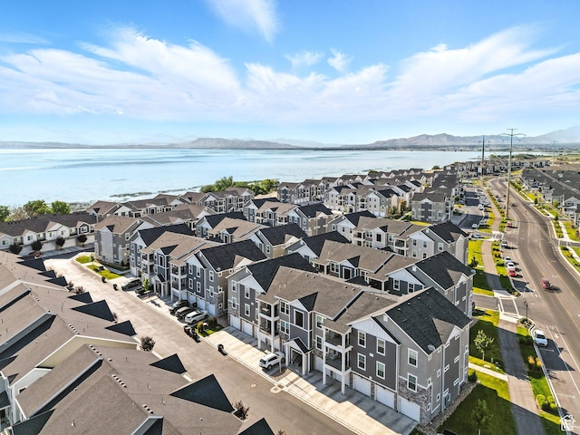 523 N 310 W, Vineyard, UT 84059 - aerial perspective of suburban area with a water and mountain view