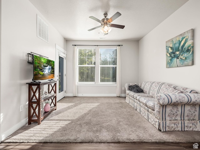 523 N 310 W, Vineyard, UT 84059 - living area with ceiling fan and carpet