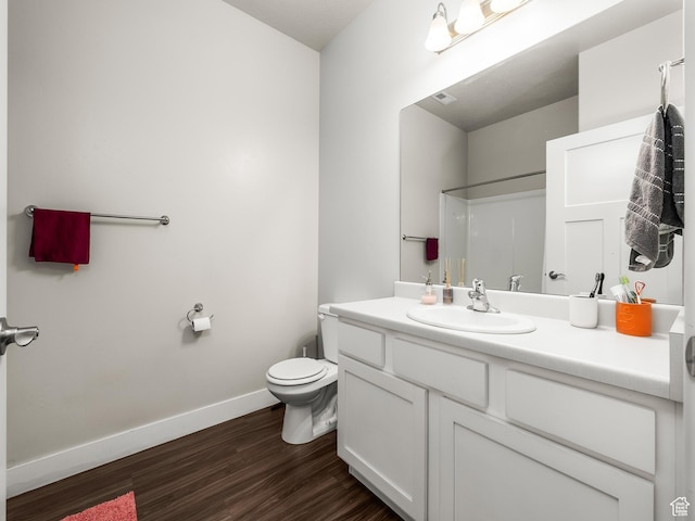 523 N 310 W, Vineyard, UT 84059 - full bath featuring vanity, wood finished floors, and a shower