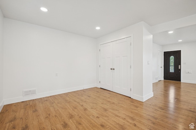 223 E 100 N, Bountiful, UT 84010 - entryway featuring light wood finished floors and recessed lighting