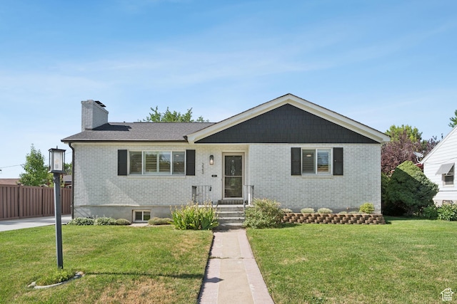 223 E 100 N, Bountiful, UT 84010 - single story home with brick siding and a chimney