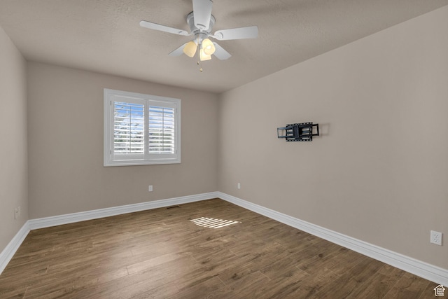 1082 E 370 N, American Fork, UT 84003 - empty room featuring a ceiling fan and dark wood finished floors