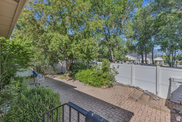 1082 E 370 N, American Fork, UT 84003 - fenced backyard featuring a patio area