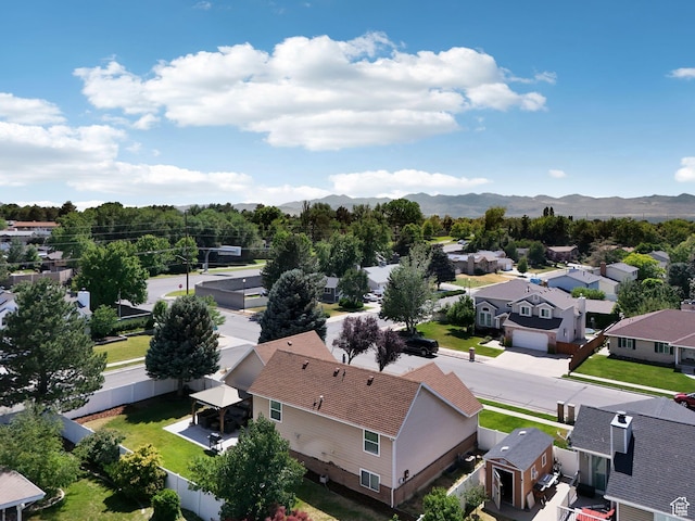 9355 S Peruvian Dr E, Sandy, UT 84093 - aerial view of residential area featuring mountains