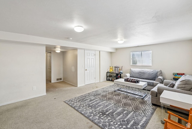 9355 S Peruvian Dr E, Sandy, UT 84093 - living room with carpet flooring and baseboards