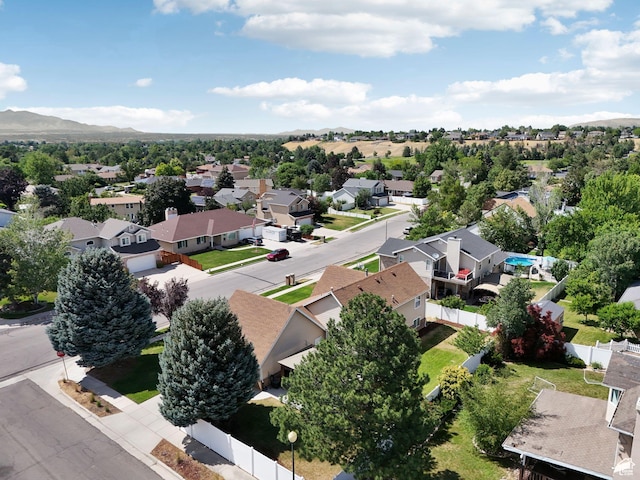 9355 S Peruvian Dr E, Sandy, UT 84093 - aerial perspective of suburban area featuring a mountainous background