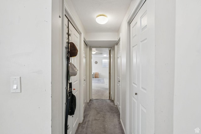 9355 S Peruvian Dr E, Sandy, UT 84093 - hallway featuring light carpet
