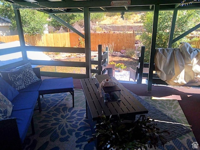429 Edgehill Dr, Sunnyside, UT 84539 - view of sunroom