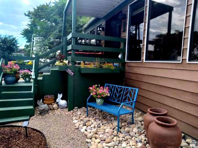 429 Edgehill Dr, Sunnyside, UT 84539 - view of side of property featuring stairs