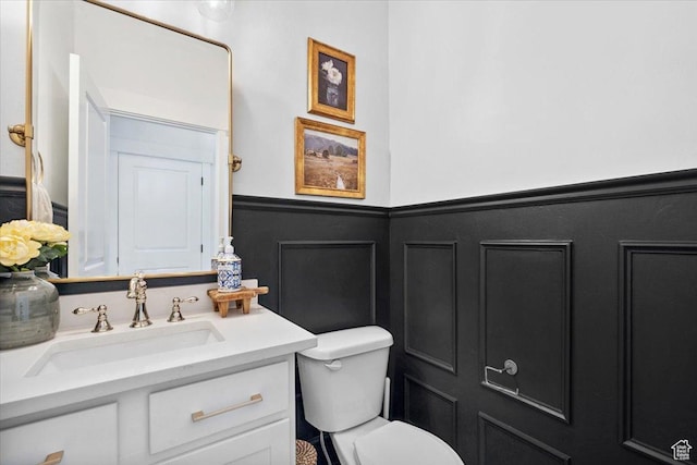 15181 S Sabre Pl, Bluffdale, UT 84065 - bathroom featuring a wainscoted wall and vanity