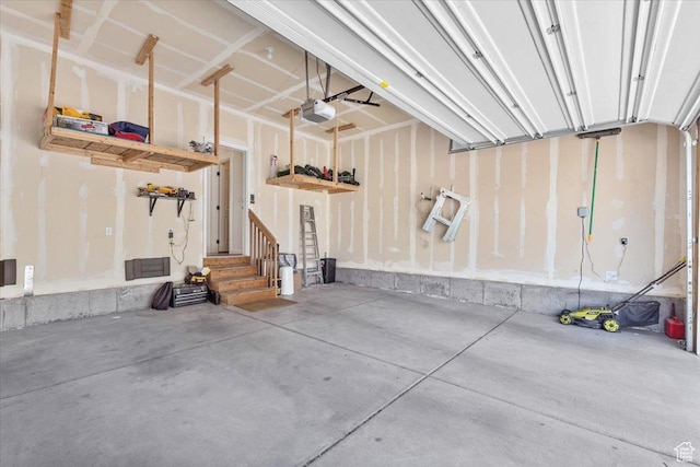 15181 S Sabre Pl, Bluffdale, UT 84065 - garage featuring a garage door opener