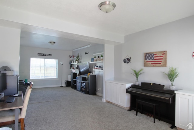 1464 W 800 S, Logan, UT 84321 - living area featuring light carpet and baseboards