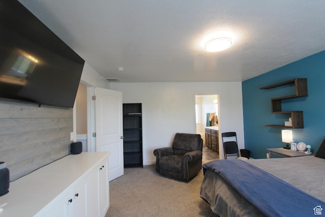 1464 W 800 S, Logan, UT 84321 - bedroom with light carpet and connected bathroom
