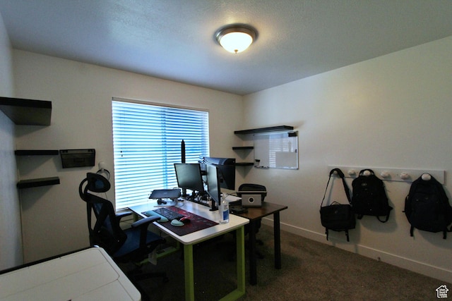 1464 W 800 S, Logan, UT 84321 - carpeted home office featuring baseboards