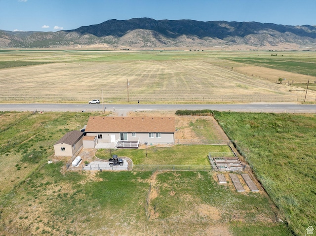 26551 N 8800 W, Portage, UT 84331 - aerial view of sparsely populated area featuring a mountain backdrop