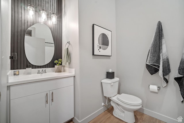 490 S 100 W Unit F305, Springville, UT 84663 - half bathroom featuring vanity and wood finished floors
